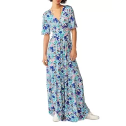 Hot Sale 🧨 Ba&sh Ova Strappy Cutout Back Maxi 👗 Dress Blue 💯