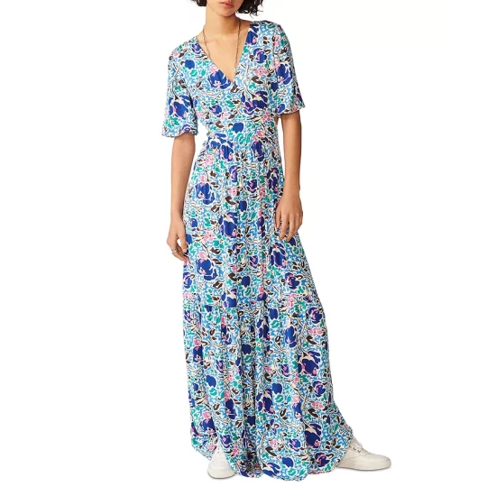 Hot Sale ๐งจ Ba&sh Ova Strappy Cutout Back Maxi ๐ Dress Blue ๐ฏ 3 Hot Sale ๐งจ Ba&sh Ova Strappy Cutout Back Maxi ๐ Dress Blue ๐ฏ