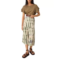 Cheap 🔔 Ba&sh Ihia Tiered Midi 👗 Skirt Off White 🛒 -ba&sh Sales Store unnamed file 1021