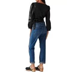 Flash Sale 😀 Ba&sh Houston Leather Top Black 💯 -ba&sh Sales Store unnamed file 1046