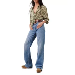 Flash Sale 🎁 Ba&sh Tarmac 👚 Shirt Green 🧨 -ba&sh Sales Store unnamed file 1078