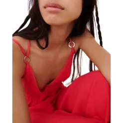 Best Sale ✔️ Ba&sh Flavia Strappy Midi 👗 Dress Pink ✨ -ba&sh Sales Store unnamed file 1093