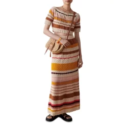 Discount 🎁 Ba&sh Jana Cotton Maxi 👗 Skirt Multicolor 😍 -ba&sh Sales Store unnamed file 1096