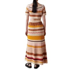 Discount 🎁 Ba&sh Jana Cotton Maxi 👗 Skirt Multicolor 😍 -ba&sh Sales Store unnamed file 1097