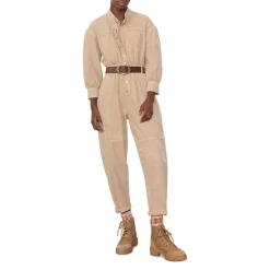 Best Sale ๐ฏ Ba&sh Dincy Utility Jumpsuit Beige ๐