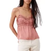 Outlet 🌟 Ba&sh Yael Ruffled Camisole Apricot 🧨 -ba&sh Sales Store unnamed file 1116