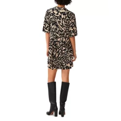 Best deal 🌟 Ba&sh Groove Graphic Print 👚 Shirt 👗 Dress Burgundy 😉 -ba&sh Sales Store unnamed file 113