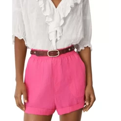 ba&sh Sales Store 14 Top 10 ๐ฅฐ Ba&sh Pogota Drawstring Shorts Fuchsia ๐