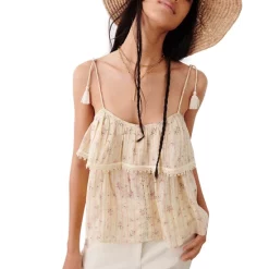 ba&sh Sales Store 10 Discount ๐ Ba&sh Hector Cotton Top Cream โญ