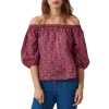 Hot Sale 🤩 Ba&sh Fustave Off-the-Shoulder Blouse Pink ✔️ -ba&sh Sales Store unnamed file 1146