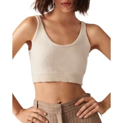 ba&sh Sales Store 4 Discount โญ Ba&sh Cyndie Crop Top Off White ๐