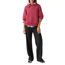 Promo 💯 Ba&sh Alex Collared Sweater Pink 💯 -ba&sh Sales Store unnamed file 118