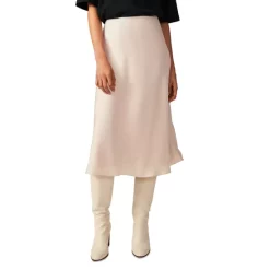 Cheapest ❤️ Ba&sh Cintia High/Low 👗 Skirt Champagne 🎉