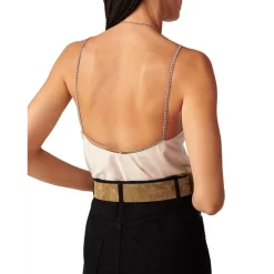 Flash Sale 👍 Ba&sh Cisco Chain Strap Camisole Champagne ✔️ -ba&sh Sales Store unnamed file 154