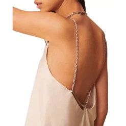 Flash Sale 👍 Ba&sh Cisco Chain Strap Camisole Champagne ✔️ -ba&sh Sales Store unnamed file 156