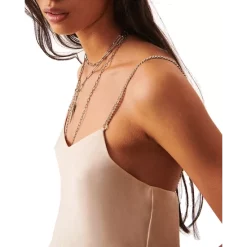 Flash Sale 👍 Ba&sh Cisco Chain Strap Camisole Champagne ✔️ -ba&sh Sales Store unnamed file 157