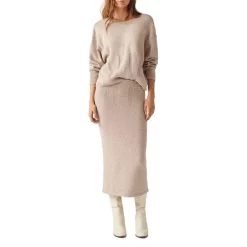 Best deal 🤩 Ba&sh Maisie Midi 👗 Skirt Beige 😍 -ba&sh Sales Store unnamed file 170