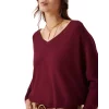 Cheapest 🌟 Ba&sh Elsy Button Back Sweater Burgundy 🎉 -ba&sh Sales Store unnamed file 175