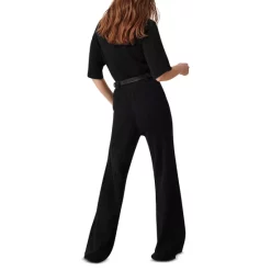 Budget 🤩 Ba&sh Erwan Ribbed Flare Pants Black ⌛ -ba&sh Sales Store unnamed file 181