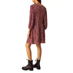 Best Pirce 🌟 Ba&sh Lia Abstract Print 👗 Dress Raisin 😉 -ba&sh Sales Store unnamed file 198