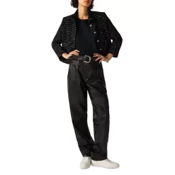 New ⌛ Ba&sh Lago Tweed Jacket Black ✔️ -ba&sh Sales Store unnamed file 2