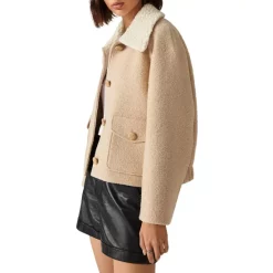 Cheapest 👍 Ba&sh Anto Crop 🧥 Coat Beige 🔔 -ba&sh Sales Store unnamed file 202