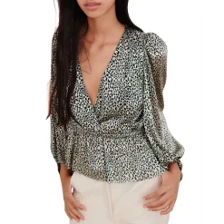 New ๐ Ba&sh Caitlan Top Green ๐งจ