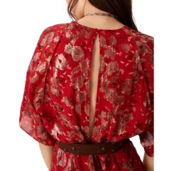 Top 10 ๐คฉ Ba&sh Rouge Metallic Print Midi ๐ Dress Red ๐ฏ 8 Top 10 ๐คฉ Ba&sh Rouge Metallic Print Midi ๐ Dress Red ๐ฏ -ba&sh Sales Store unnamed file 218