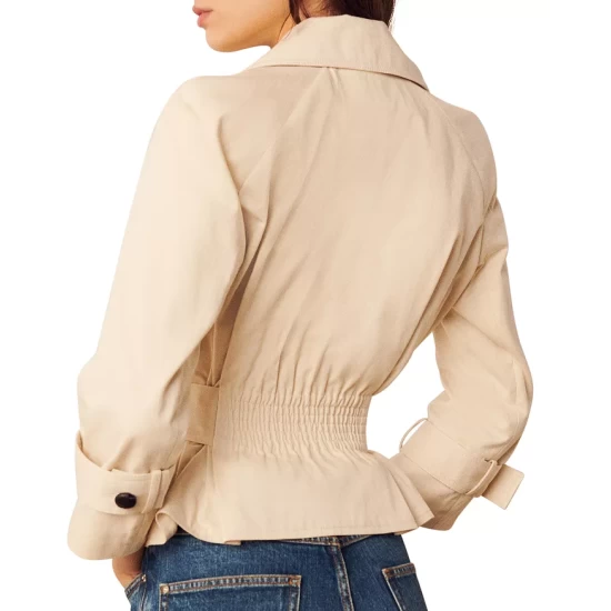 Outlet โญ Ba&sh Baila Cropped Trench ๐งฅ Coat Beige โ๏ธ 4 Outlet โญ Ba&sh Baila Cropped Trench ๐งฅ Coat Beige โ๏ธ - Image 2