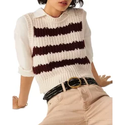 Best reviews of 👍 Ba&sh Soju Striped Knit Sweater Off White 🥰 -ba&sh Sales Store unnamed file 238