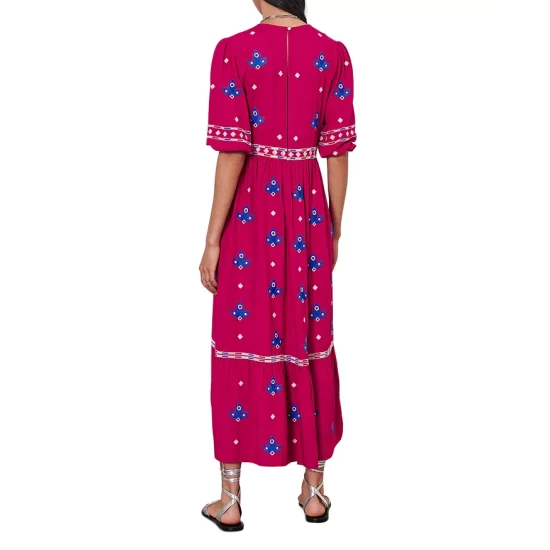 Best Sale ๐ Ba&sh Java Embroidered Midi ๐ Dress Fuchsia ๐ 4 Best Sale ๐ Ba&sh Java Embroidered Midi ๐ Dress Fuchsia ๐ - Image 2