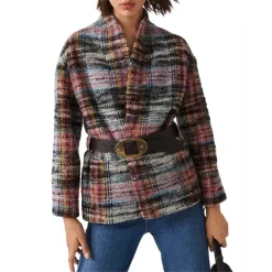 Top 10 😉 Ba&sh Vic Belted Jacket Multicolor 🎁