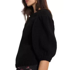 Best Pirce ✔️ Ba&sh Balloon Sleeve Sweater Noir 🛒 -ba&sh Sales Store unnamed file 276