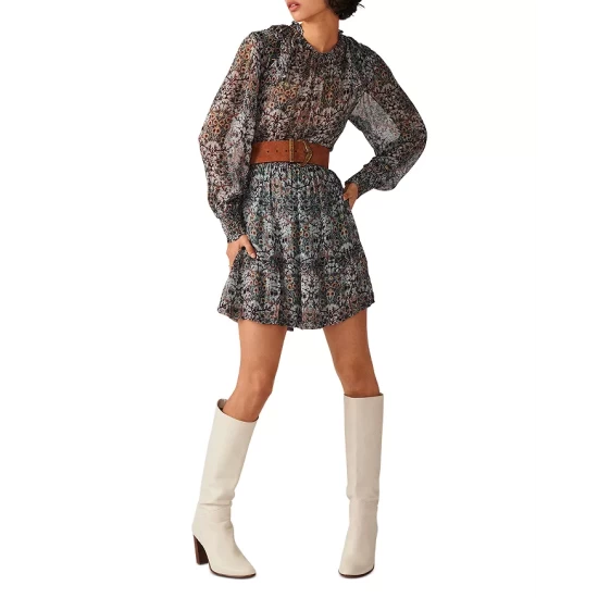 Top 10 💯 Ba&sh Presley Mini 👗 Dress Amande 👏 4 Top 10 💯 Ba&sh Presley Mini 👗 Dress Amande 👏 - Image 2