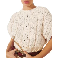 Best deal โ๏ธ Ba&sh Siam Knit Sweater Off White ๐