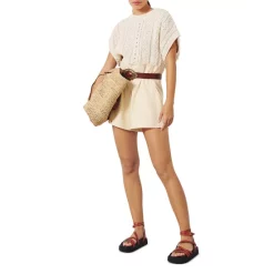 Best deal ✔️ Ba&sh Siam Knit Sweater Off White 👏 -ba&sh Sales Store unnamed file 305