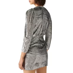 Brand new 🔥 Ba&sh Divina Flocked Metallic Mini 👗 Dress Silver 😉 7 Brand new 🔥 Ba&sh Divina Flocked Metallic Mini 👗 Dress Silver 😉 -ba&sh Sales Store unnamed file 359
