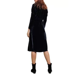 Cheap 🤩 Ba&sh Velvet 👗 Dress Bleunuit 😉 -ba&sh Sales Store unnamed file 371