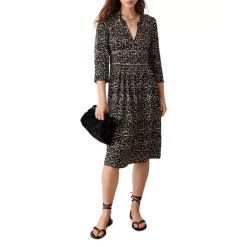 Best Sale 😀 Ba&sh Esmee Printed Midi 👗 Dress Green ✔️