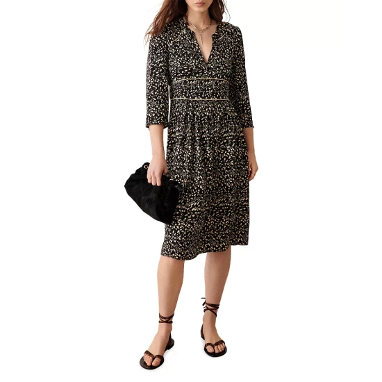 Best Sale ๐ Ba&sh Esmee Printed Midi ๐ Dress Green โ๏ธ 3 Best Sale ๐ Ba&sh Esmee Printed Midi ๐ Dress Green โ๏ธ