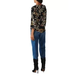 Best Sale ⌛ Ba&sh Cross Printed Top Black 😉 -ba&sh Sales Store unnamed file 393