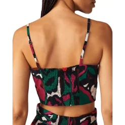 Outlet 👍 Ba&sh Pila Floral Print Cropped Top Fuchsia 👍 -ba&sh Sales Store unnamed file 396