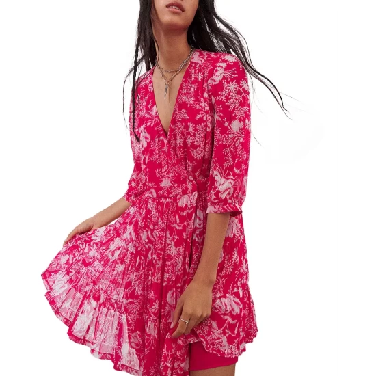 Wholesale ๐ Ba&sh Ulia Crossover ๐ Dress Pink ๐คฉ 3 Wholesale ๐ Ba&sh Ulia Crossover ๐ Dress Pink ๐คฉ