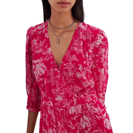 Wholesale ๐ Ba&sh Ulia Crossover ๐ Dress Pink ๐คฉ 4 Wholesale ๐ Ba&sh Ulia Crossover ๐ Dress Pink ๐คฉ - Image 2