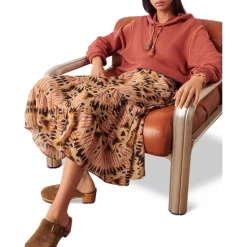 Buy 🎁 Ba&sh Claren Tiered Midi 👗 Skirt Beige 🥰 -ba&sh Sales Store unnamed file 42