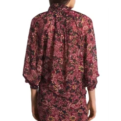 Hot Sale ❤️ Ba&sh Gaelle Blouse Bordeaux 👍 -ba&sh Sales Store unnamed file 423