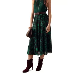 Buy 🎁 Ba&sh Claren Tiered Midi 👗 Skirt Beige 🥰 -ba&sh Sales Store unnamed file 43