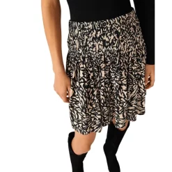 Deals 🌟 Ba&sh Gigi Graphic Print Mini 👗 Skirt Black 🔔 -ba&sh Sales Store unnamed file 443