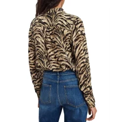 Discount ⌛ Ba&sh Isaac Printed Blouse Beige 🧨 -ba&sh Sales Store unnamed file 454