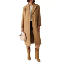 Best Sale ✨ Ba&sh Tym 🧥 Coat Beige 😀